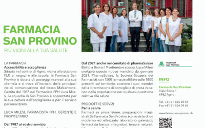 La Farmacia San Provino nel numero speciale GOLD di INFO pmi